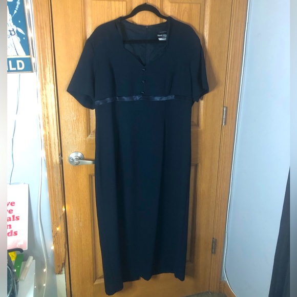 Navy Vintage Dress - Picture 1 of 5